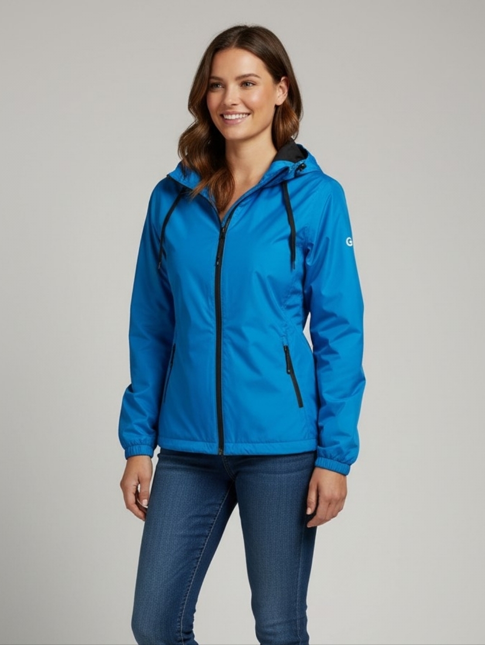 STORMTECH Packable Vibrant Blue Rainwear With Hood (1 of 2 available)